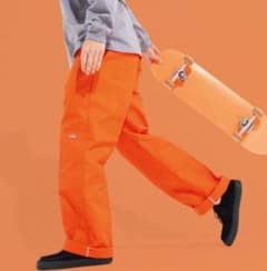 Dickies ダブルニー ワークパンツ オレンジのサムネイル