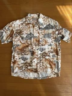 和柄　総柄　オープンシャツ　アロハシャツシャツのサムネイル