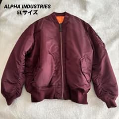 ALPHA INDUSTRIES MA-1 リバーシブル エンジ オレンジ 5L - メルカリ