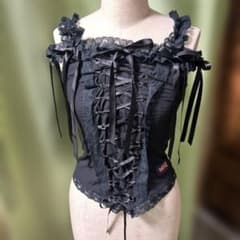 ゴスロリ　黒トップスのサムネイル