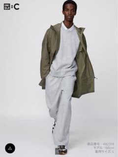 【新品未使用】★UNIQLO C スウェットワイドパンツ 03Gray Mサイズのサムネイル