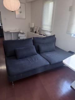 SÖDERHAMN ダークグレー ソファ 直接引き取りのみ（東京杉並区