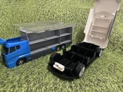 トミカ おかたづけ　コンボイ ＆ パトカー セット 収納 トラックのサムネイル