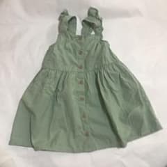 週末お値下げ！H&M ベビー コットンフレアワンピース 90のサムネイル