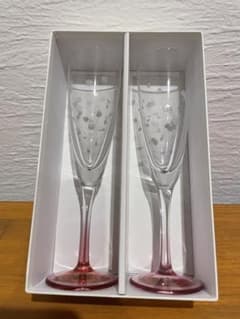 ANIVERSARY ワイングラス　ペア　桜吹雪のサムネイル