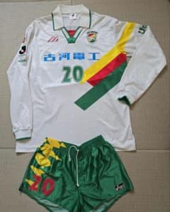 01-02 ジェフユナイテッド市原 アウェー長袖選手実使用ユニフォーム パンツ 01-02 ジェフユナイテッド市原 アウェー長袖選手実使用ユニフォーム