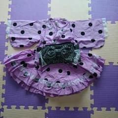 ドット柄♡ドレス浴衣セットのサムネイル