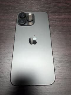 iphone 14pro max ブラック 画面一部割れ 動作確認済み - メルカリ