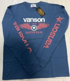 VANSON バンソン 長袖Tシャツ ロンT ビッグロゴ 星 XXL 新品タグのサムネイル