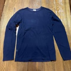 AVIREX Tシャツ　長袖　Sサイズ　ネイビー　No.1のサムネイル
