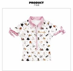 CFIERCE 犬猫プリント 半袖poloシャツ - メルカリ