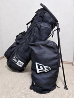 希少 美品 NEW ERA ネイビー迷彩 キャディバッグ - メルカリ