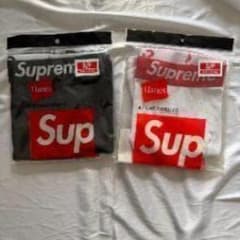 Supreme ボクサーパンツ 2枚セット 黒、白 各1枚Sサイズのサムネイル