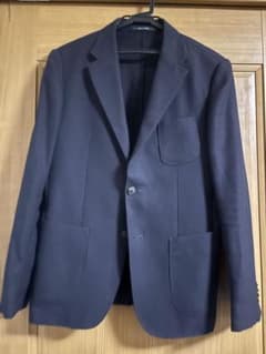 良品 Z Zegna TECHMERINO ジャケット 46 紺のサムネイル