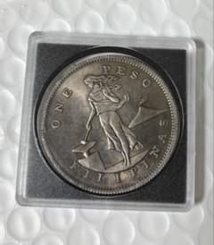 1906年 フィリピン 1ペソ銀貨 - メルカリ