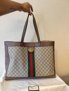 GUCCI(グッチ) GG Supreme オフィディア ショッパーバッグ - メルカリ