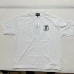 Golfickers ハーフジップ ポロシャツ ホワイト XL - メルカリ