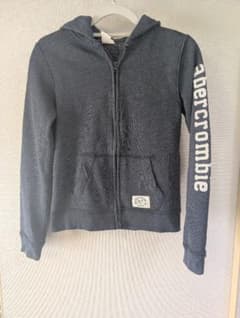 abercrombie & fitch ダークグレー パーカーのサムネイル
