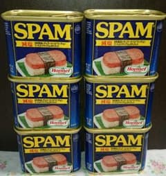 SALE❢沖縄スパム減塩６缶セットのサムネイル