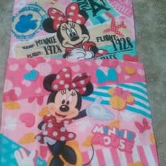 ディズニー★ミニー★ウォッシュタオル2枚セットのサムネイル