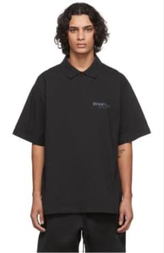 FEAR OF GOD ESSENTIALSブラック ポロシャツサイズ S - メルカリ