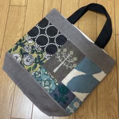 ハンドメイド　トートバッグ　ミナペルホネンのサムネイル