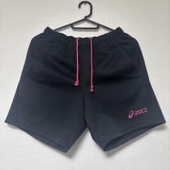 asics/アシックス　女性用バレーボールクオーターパンツ　М　黒のサムネイル