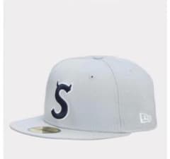 Supreme 22FW S Logo New Era Cap グレーのサムネイル