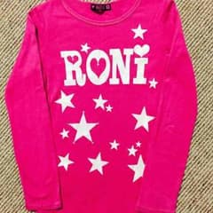 RONI♡長袖Tシャツ♡ピンクのサムネイル