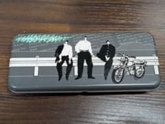レトロデザイン スチール製 筆箱 ペンケースのサムネイル