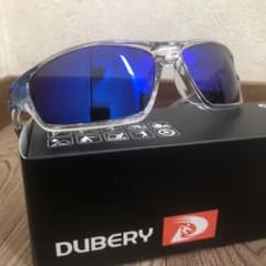 新品 Dubery 偏光サングラスブルー&ブラックのミラーレンズタイプ即購入可能のサムネイル