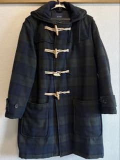 BEAMS ダッフルコート TECHTWEED チェック柄のサムネイル