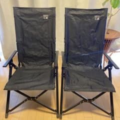 【2脚セット】キャプテンスタッグ　ブラックラベルウルトラ ハイバックチェア m87460660992_1.jpg?1711065699