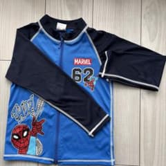 【120】マーベル スパイダーマン ラッシュガード 長袖 男の子 水着のサムネイル
