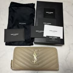 ■専用■  SAINTLAURENT 長財布 ベージュのサムネイル