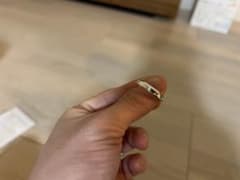 レシート有】Tiffany & Co 1837メイカーズ スライスナローリング 