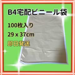 B4 宅配ビニール袋 100枚入り 29×37cm 梱包資材のサムネイル