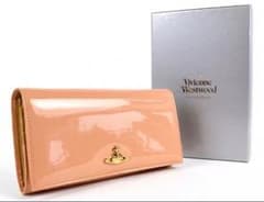 【値下げしました！】ヴィヴィアンウエストウッド 長財布 ピンクベージュのサムネイル