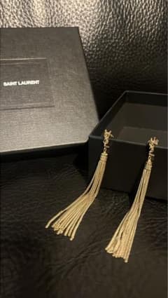 YSL イヴサンローランピアス タッセルピアス　ゴールド　箱&袋付きのサムネイル