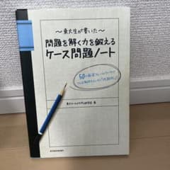 問題を解く力を鍛えるケース問題ノートのサムネイル