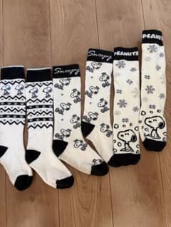 VESP（ベスプ）× PEANUTS キッズ靴下 3足セット　19から23