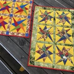 手作りキルト 星のパターン - メルカリ