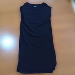 SPICK AND SPAN 秋冬用ニットノースリーブ チュニック ブラックのサムネイル