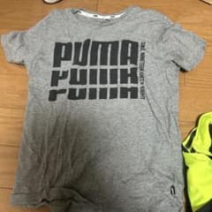 PUMA キッズ 半袖Tシャツ グレーのサムネイル