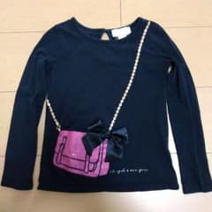 kate spade バッグプリント 長袖カットソー 110のサムネイル