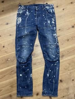 G-STAR RAW  ジースターロウ  3Dデニムパンツ　ペイント　ペンキのサムネイル