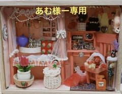 エコクラフトミニチュア、女の子のお部屋、壁掛け、バンドメイド雑貨のサムネイル
