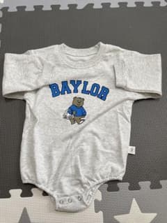 ベビー服　BAYLOR クマロンパース グレーのサムネイル