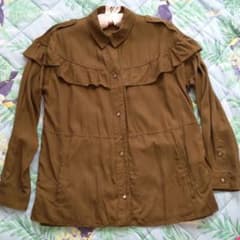 ザラのカーキシャツのサムネイル