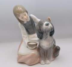 食事の時間 ＃1334 ☆リヤドロ スペイン 光沢仕上 ポーセリン